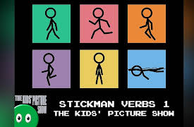 The Kids' Picture Show: Stickman Verbs 1 - The Kids' Picture Show