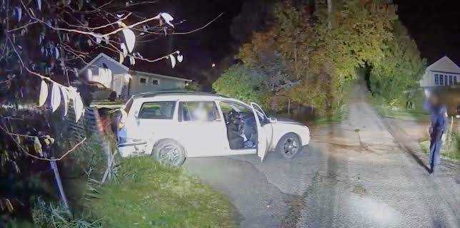 Fångat på polisens kamera