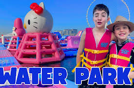 Oliver and Lucas - Educational Videos for Kids: Epic Splash Adventure at the World’s Biggest Inflatable Waterpark!