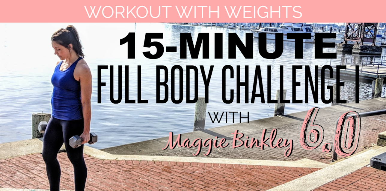 15-Minute Full Body Challenge I 6.0 Workout (with weights)