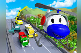 Construction Squad of Car City: Creat the Garbage Machine / The UFO Pendulum Ride