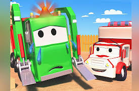 Amber the Ambulance: 【New episode!】Bump on Garbage Truck's Head! / The Candy Car Feel sick! / Cold Medication / Dangerous chemicals
