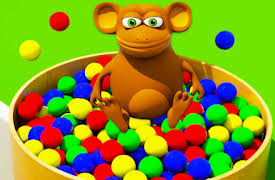 Learn Colors with Eggs: Learning colors together with funny monkey
