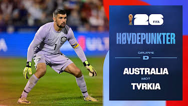 08:50: Fotball-VM 2026 Høydepunkter: Australia–Tyrkia | NRK 1 | 6/14 2026