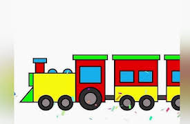 Ria Rabbit Drawing For Kids: Learn To Draw A Train