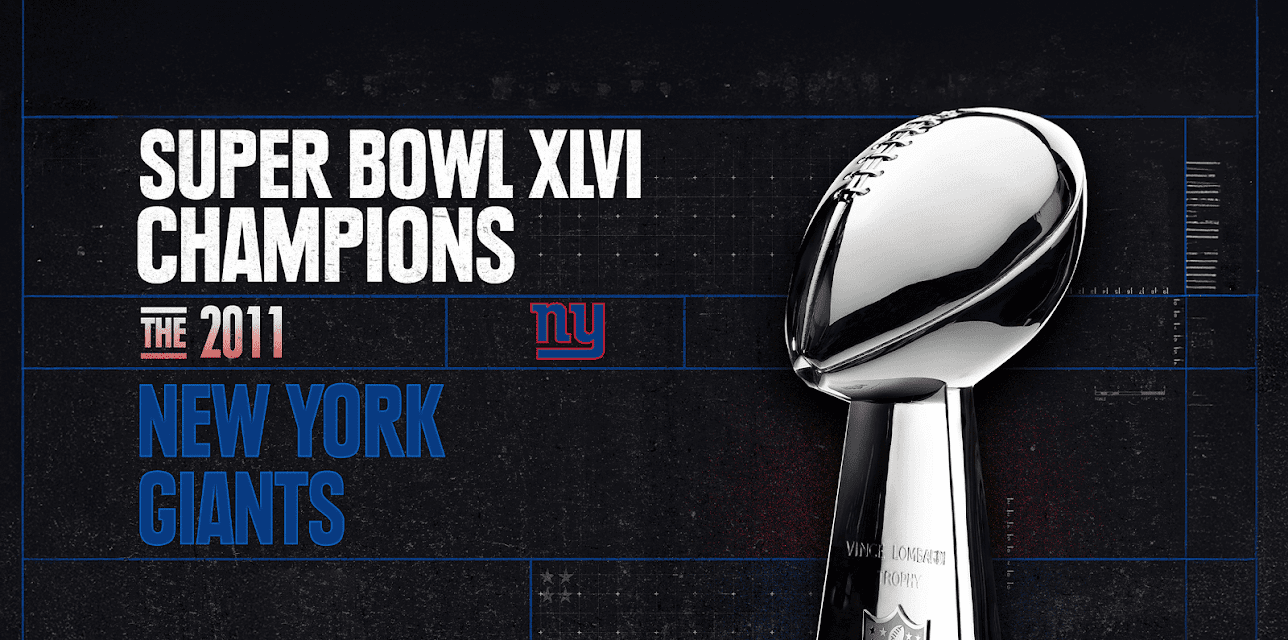 NFL Super Bowl XLVI Champions New York Giants (2012)