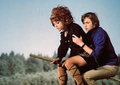 Das Mädchen auf dem Besenstiel